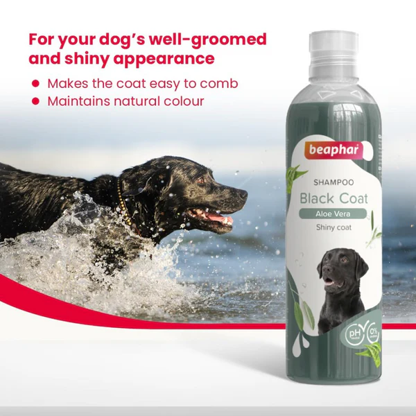 Beaphar Aleo Vera & Herbal Black Coat Shampoo for Dogs 250 Ml - Image 9