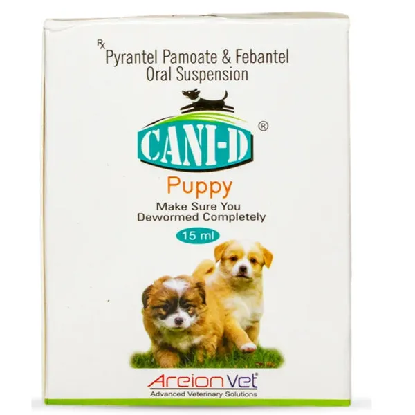 Cani D Dog Dewormer Syrup 15 Ml