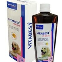 Vitabest Derm Syrup Nutritional Supplement Maintains Healthy & Lustrous Coat for 250ML