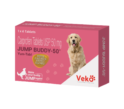 Veko Jump Buddy 50mg Tablet for Dogs 6 Tablets