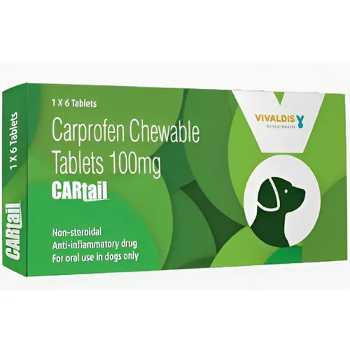 Cartail 100mg (Carprofen) Tablet for Dogs 6 Tablets