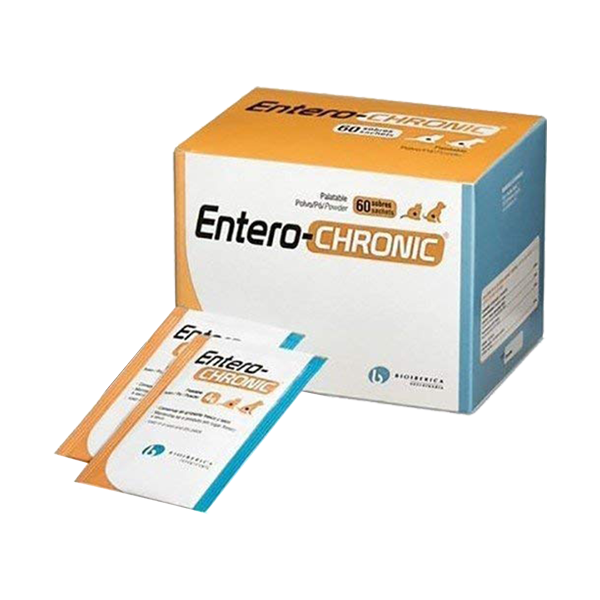 Entero Chronic Pre & Probiotics Gut Health Powder for Dogs and Cats 60 Sachets