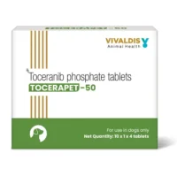Tocerapet 50mg (Toceranib phosphate) Tablets for Dogs 4 Tablets