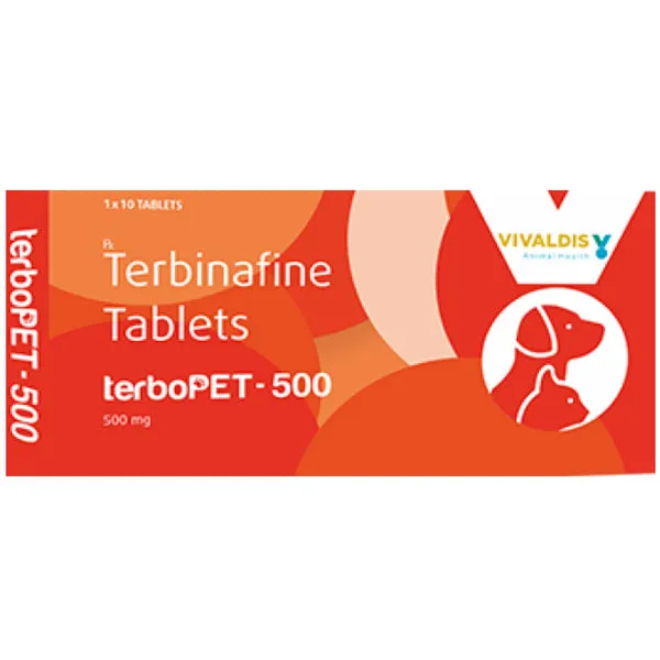 Terbopet 500mg (Terbinafine) Tablet for Dogs & Cats 10 Tablets