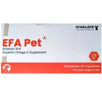 EFA Pet Omega3 Supplement for Dogs and Cats 30 Sachets