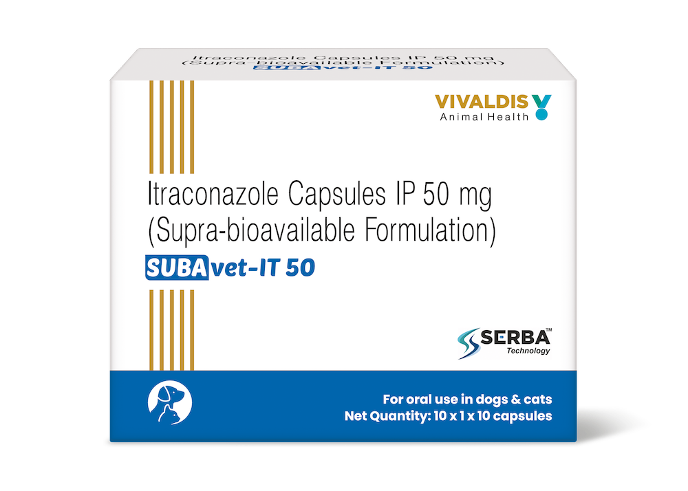 SUBAvet IT 50 (Itraconazole) for Dogs & Cats 10 Tablets