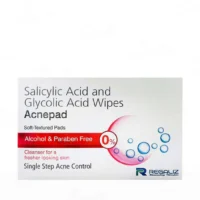 Acnepad Salicylic Acid & Glycolic Acid Wipes(Pack of 50)