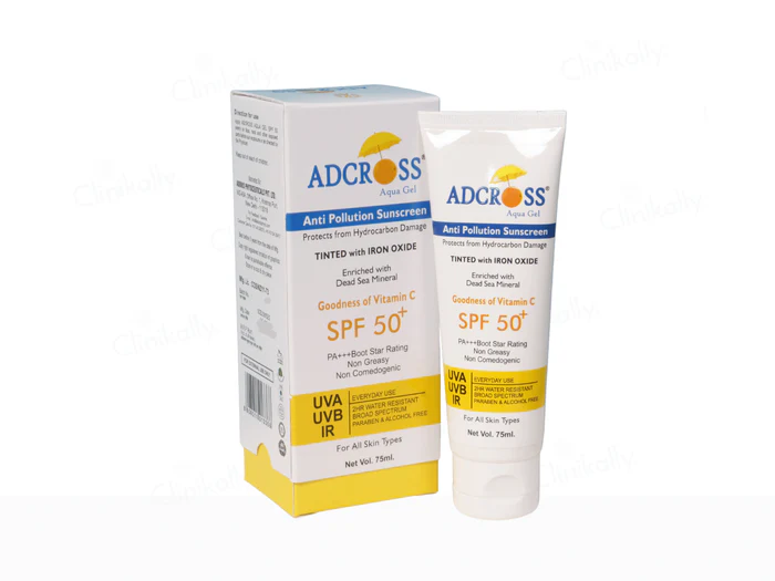 Adonis Adcross SPF 50+ Aqua Sunscreen Gel 75 Ml