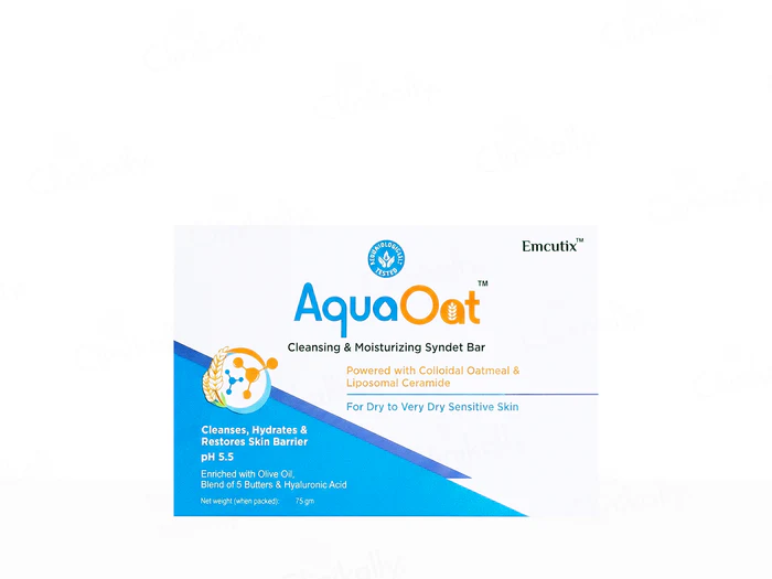 Aqua Oat Cleansing & Moisturizing Syndet Bar 75 Gm