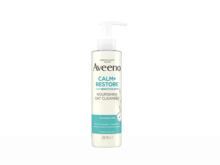 Aveeno Calm+ Restore Nourishing Oat Cleanser 200 Ml