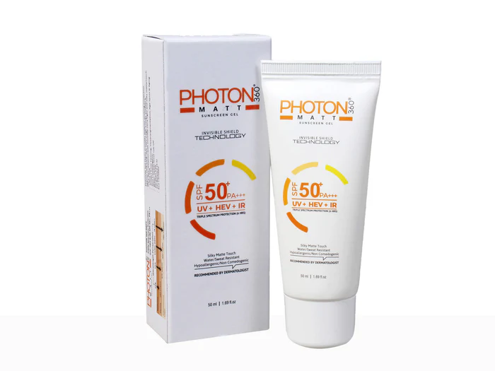 Aclaris Photon 360 Matte Sunscreen Gel SPF 50+ PA+++ 50 Ml