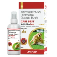 Carebest Anti Itching Spray for Dogs and Cats 100 Ml