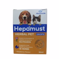 Hepamust Herbal Drops 30 ml For Dogs and Cats