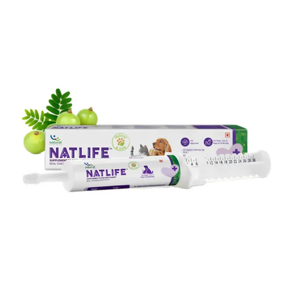 Natlife Energy & Immunity Supplement Paste for Dogs and Cats 30 Ml