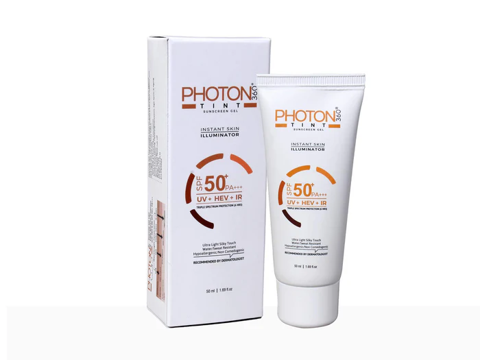 Aclaris Photon Tint 360 Sunscreen Gel SPF 50+ PA+++ 50 Ml