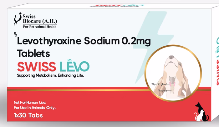 Swiss Levo 0.2 Mg Tablet for Dogs 30 Tablets
