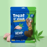 Treat O'Clock Hemp with Chicken Meat Treats for Dogs 75 Gm