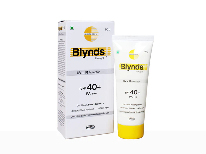 Blynds Emulgel Sunscreen SPF 40+ PA+++ 50 Gm