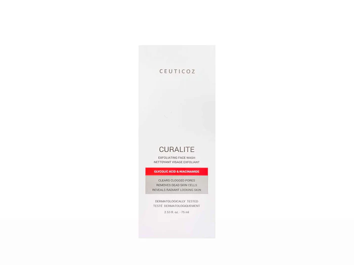 Ceuticoz Curalite Exfoliating Face Wash 75 Ml