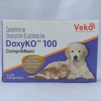 DoxyKO 100 mg – Doxycycline & lactic acid bacillus Tablet for Dogs 10 Tablets