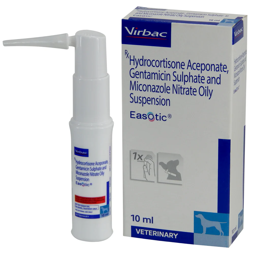 Virbac Easotic Ear Drops 10ml for Pets