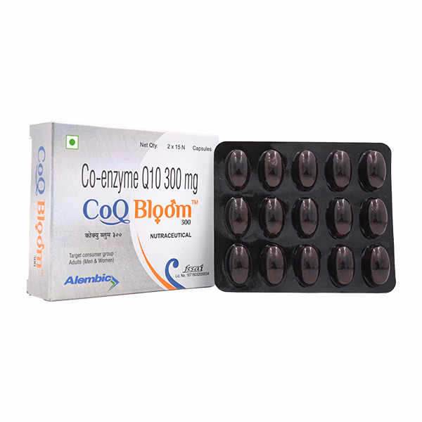 CoQ Bloom 300 Nutraceutical Capsule 15 Capsules