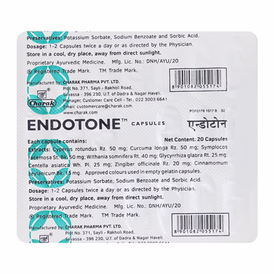 Charak Endotone Capsule 20 Capsules