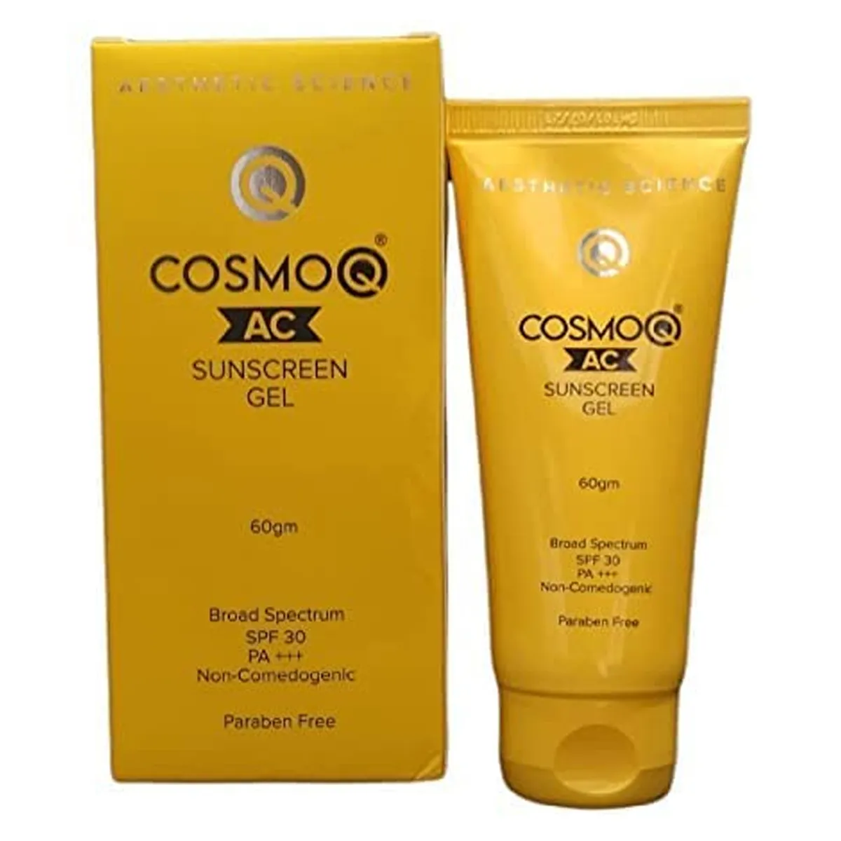 CosmoQ AC Sunscreen Gel SPF 30 PA+++ 60 Gm
